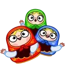 Стикер 1 из набора «Матрёна от @shurmin_jpg»