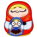 Стикер 11 из набора «Матрёна от @shurmin_jpg»