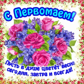 Стикер 11 из набора «1 Мая @Elena_stickers»