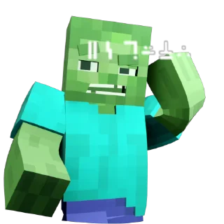 Стикер 13 из набора «Minecraft»