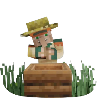 Стикер 9 из набора «Minecraft»
