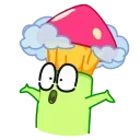 Стикер 19 из набора «Mushroom»