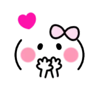 Стикер 4 из набора «🍭@Mycute_stickers Caritas colección»