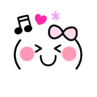 Стикер 9 из набора «🍭@Mycute_stickers Caritas colección»