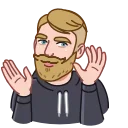Стикер 20 из набора «Nordic Gamer»