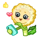 Стикер 14 из набора «Одуван @TgSticker»