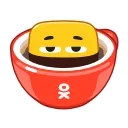 Стикер 1 из набора «OK.RU Еmotions»