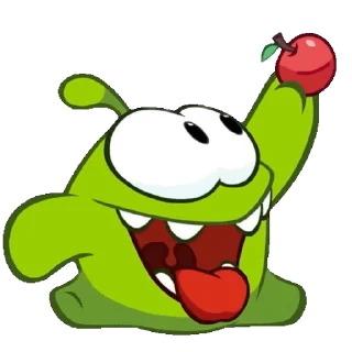 Стикер 2 из набора «Om Nom | @cesdy»