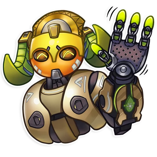 Стикер 5 из набора «Overwatch»
