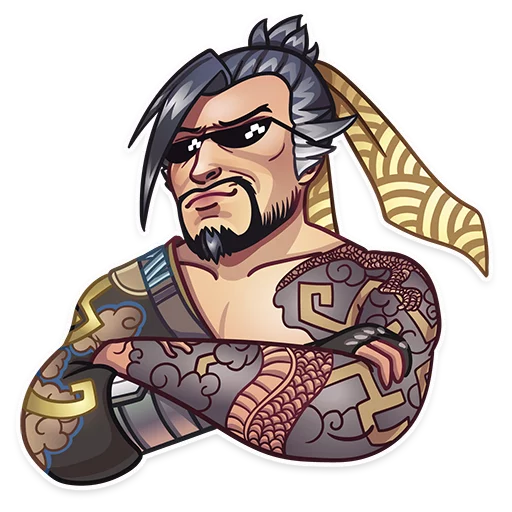 Стикер 6 из набора «Overwatch»
