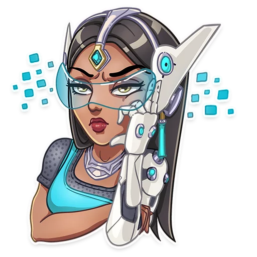 Стикер 10 из набора «Overwatch»