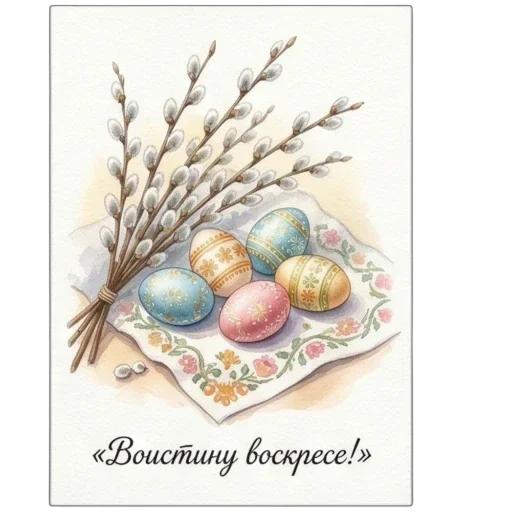 Стикер 4 из набора «Пасха 🐣 @emoji_from_katejka»