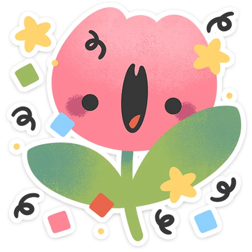 Стикер 14 из набора «Пашка-Тюльпашка • @TgSticker»