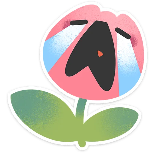 Стикер 4 из набора «Пашка-Тюльпашка • @TgSticker»