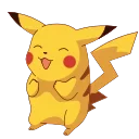 Стикер 13 из набора «Pikachu»