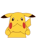 Стикер 17 из набора «Pikachu»