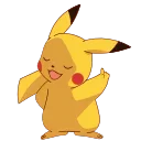Стикер 18 из набора «Pikachu»