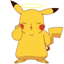 Стикер 9 из набора «Pikachu»