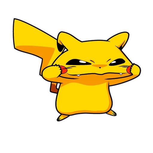 Стикер 10 из набора «Pika Pika»