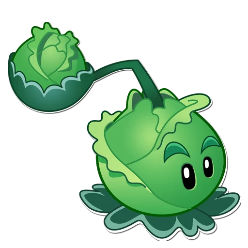 Стикер 14 из набора «Plants vs Zombies»