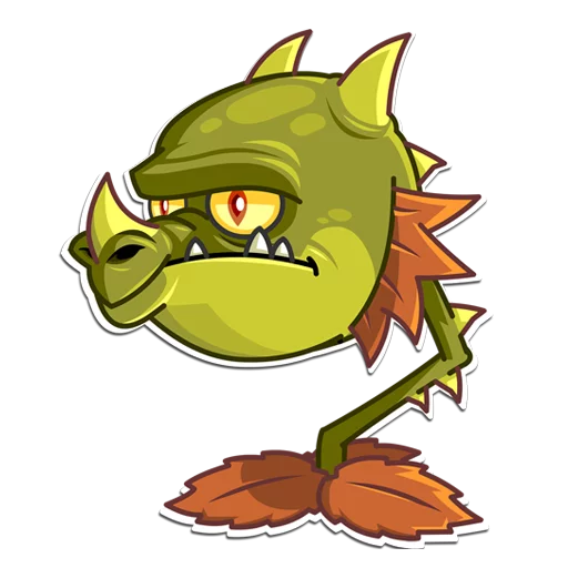 Стикер 16 из набора «Plants vs Zombies»