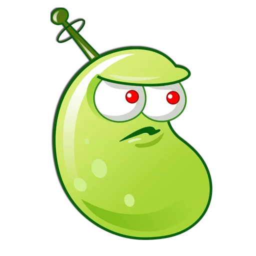 Стикер 18 из набора «Plants vs Zombies»