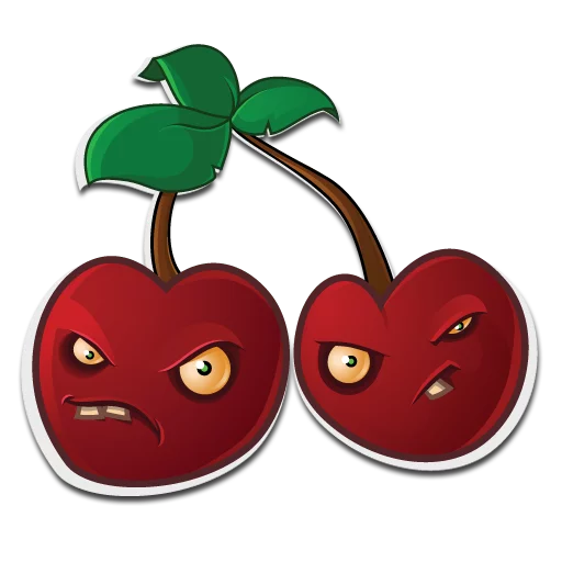 Стикер 8 из набора «Plants vs Zombies»