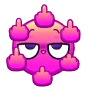 Стикер 17 из набора «@Premium_Stikers | Psychopath Emoji»