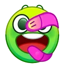 Стикер 9 из набора «@Premium_Stikers | Psychopath Emoji»