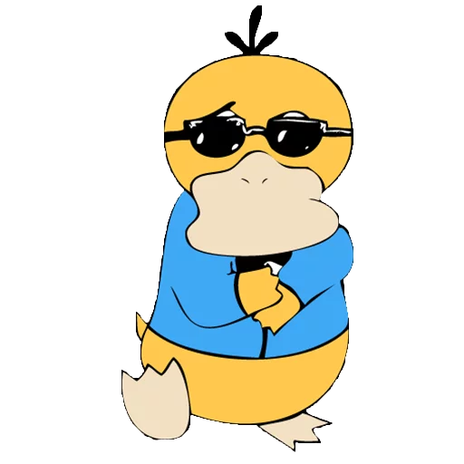 Стикер 17 из набора «Psyduck»