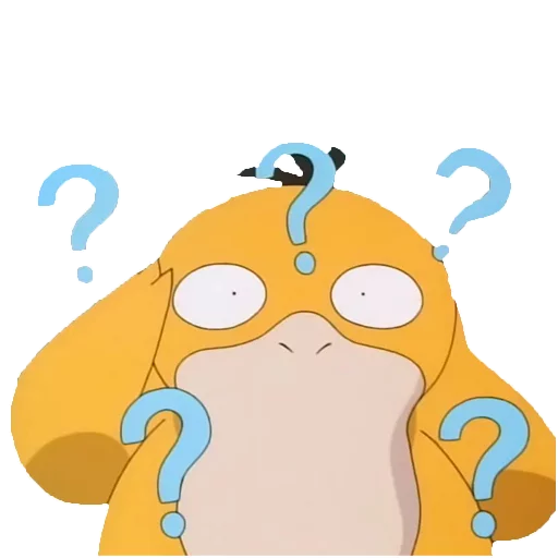 Стикер 19 из набора «Psyduck»