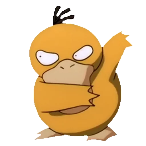 Стикер 3 из набора «Psyduck»