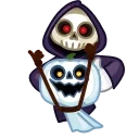 Стикер 3 из набора «Pumpkin Ghost»