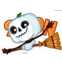 Стикер 10 из набора «Pumpkin Ghost»