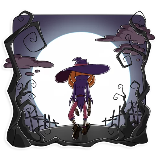 Стикер 13 из набора «Jack Pumpkinhead»