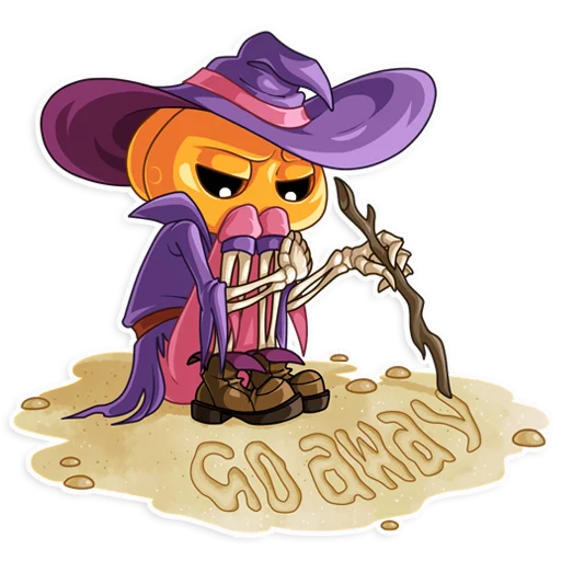 Стикер 16 из набора «Jack Pumpkinhead»