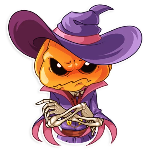 Стикер 18 из набора «Jack Pumpkinhead»