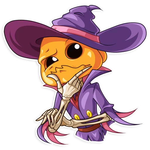 Стикер 6 из набора «Jack Pumpkinhead»