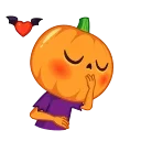 Стикер 2 из набора «Pumpkin Man»