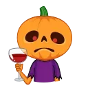 Стикер 11 из набора «Pumpkin Man»