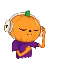 Стикер 12 из набора «Pumpkin Man»