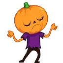 Стикер 13 из набора «Pumpkin Man»