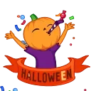 Стикер 14 из набора «Pumpkin Man»