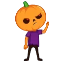 Стикер 3 из набора «Pumpkin Man»