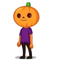 Стикер 4 из набора «Pumpkin Man»