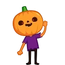 Стикер 5 из набора «Pumpkin Man»