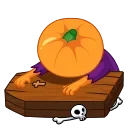 Стикер 9 из набора «Pumpkin Man»