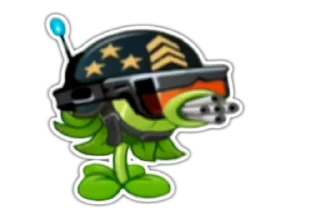 Стикер 1 из набора «PvZ»