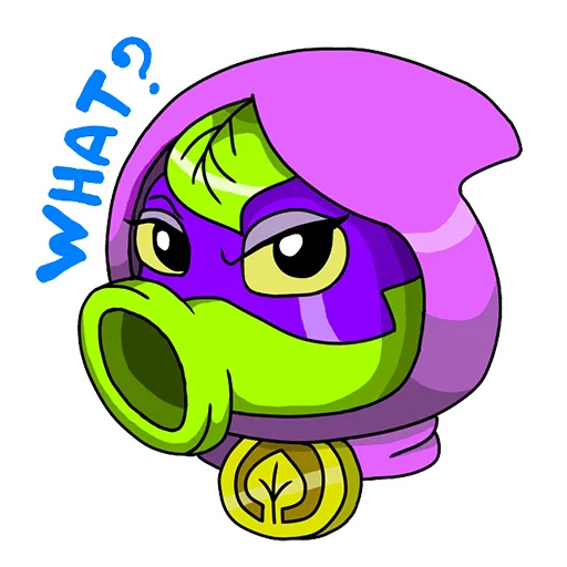 Стикер 11 из набора «Plants Vs Zombies: Heroes | @TgSticker»