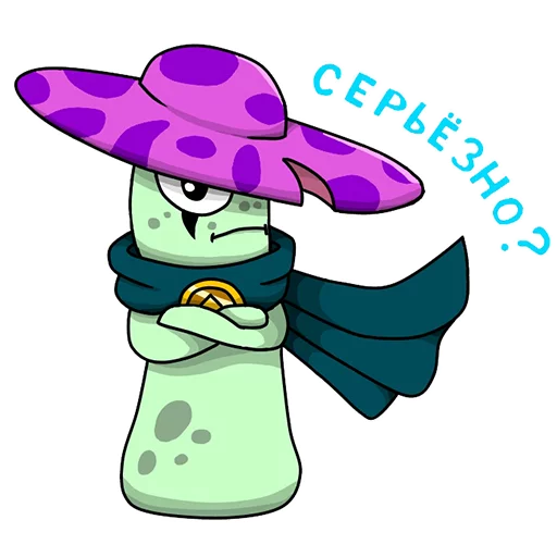 Стикер 7 из набора «Plants Vs Zombies: Heroes | @TgSticker»